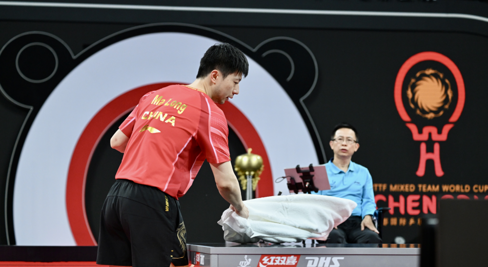 日本队鏖战德国队，马龙高光表现